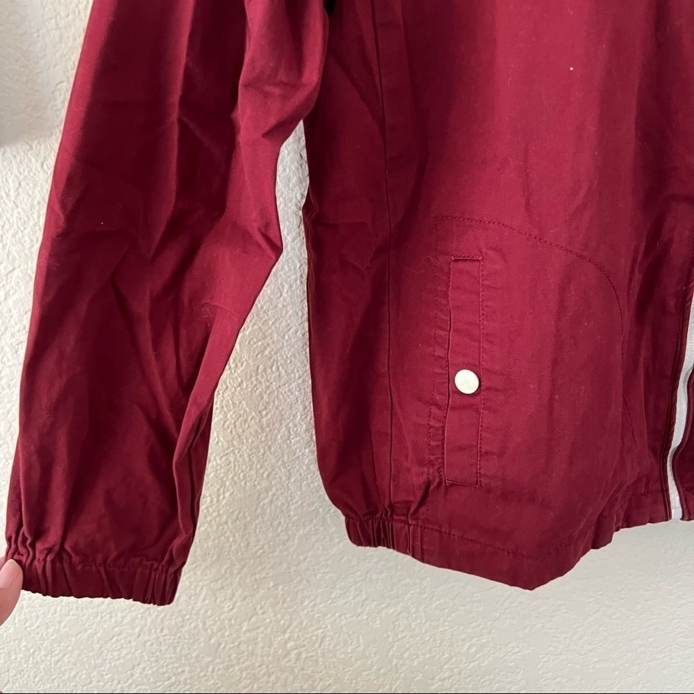 Craft + Flow Deep Red Jacket Size Medium - image 4
